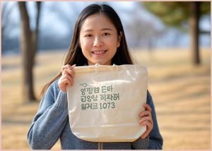 끄레앙 여성용 패브릭 에코 ...