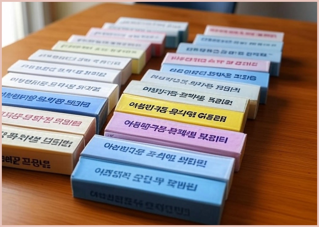 아뜰라임 도장 커버링 종이 마스킹테이프, 10개